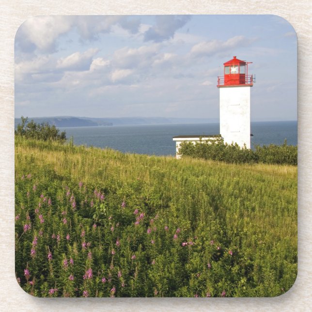 Lighthouse at St. Martins, New Brunswick, Coaster (Front)