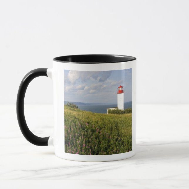Lighthouse at St. Martins, New Brunswick, Mug (Left)