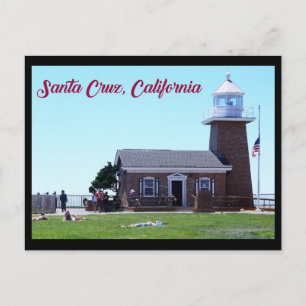 Lighthouse at Steamer Lane, Santa Cruz, California Postcard
