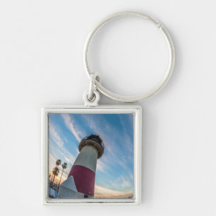 Lighthouse at the Oceanside Harbour Key Ring
