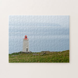 Lighthouse at Vatnsnes Peninsula - Iceland Jigsaw Puzzle