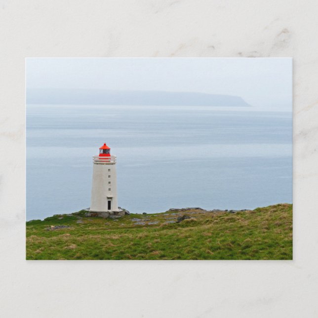 Lighthouse at Vatnsnes Peninsula - Iceland Postcard (Front)