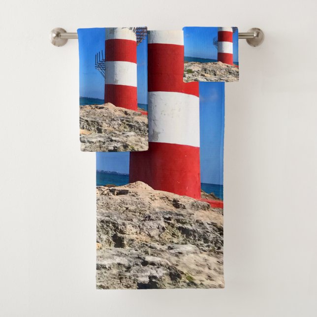 LightHouse Bath Towel Set (Insitu)