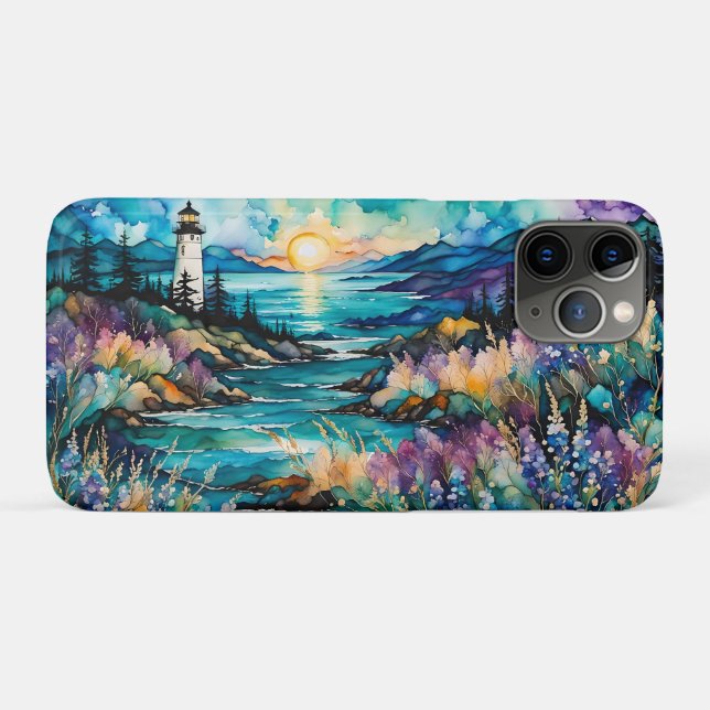 Lighthouse Bay Mountain Wildflower Garden  Case-Mate iPhone Case (Back (Horizontal))