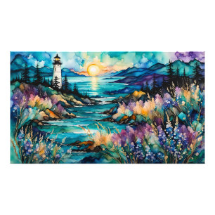 Lighthouse Bay Mountain Wildflower Garden  Photo Print