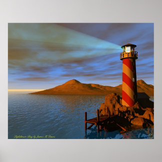 Lighthouse Bay Poster