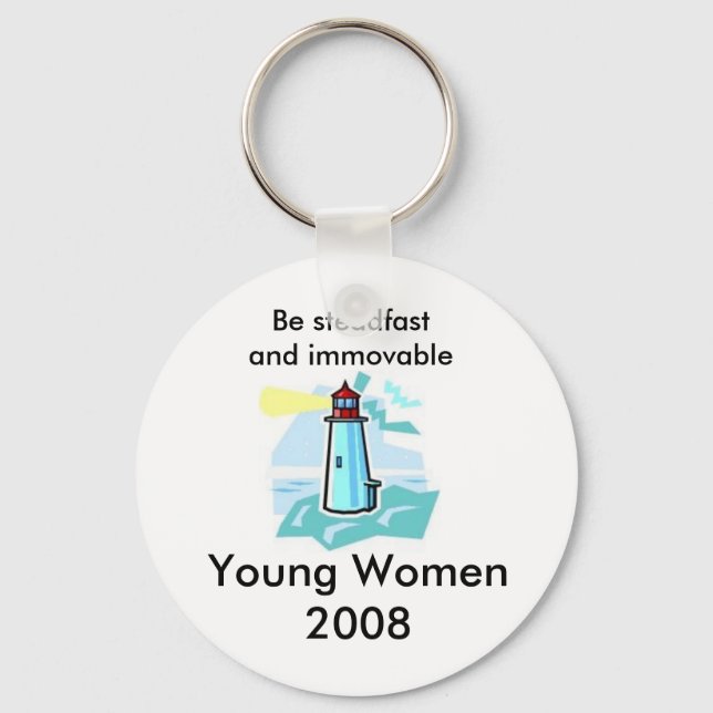 lighthouse, Be steadfast and immoveable, Young W.. Key Ring (Front)