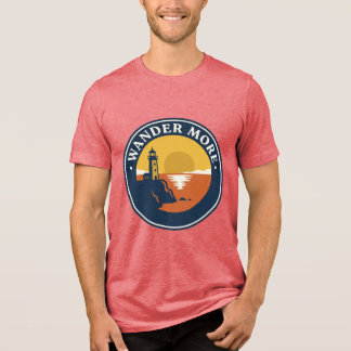 Lighthouse Beach Shirt Wander More Sunset