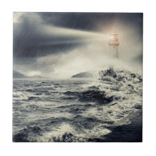Lighthouse Beacon Ceramic Tile