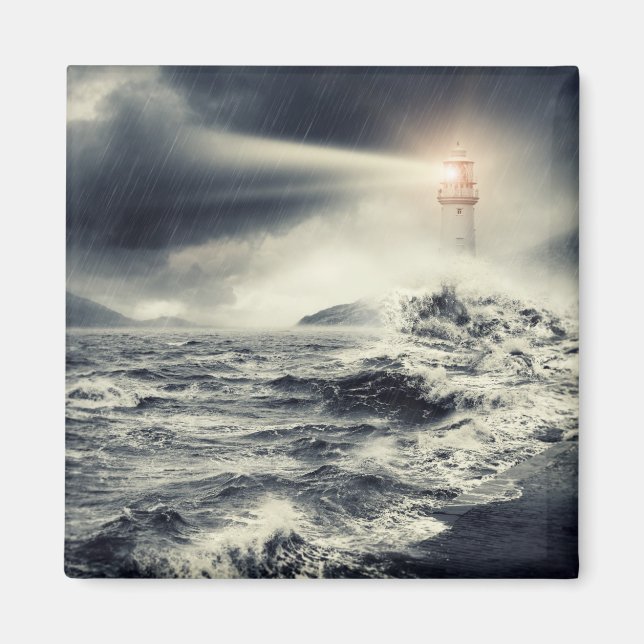 Lighthouse Beacon Magnet (Front)