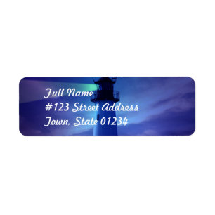 Lighthouse Beacon Mailing Label Return Address Label