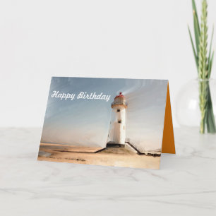 Lighthouse birthday cards. card