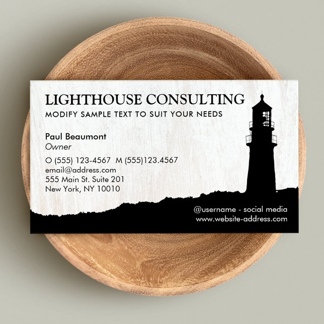 Lighthouse Business Card (Creator Uploaded)