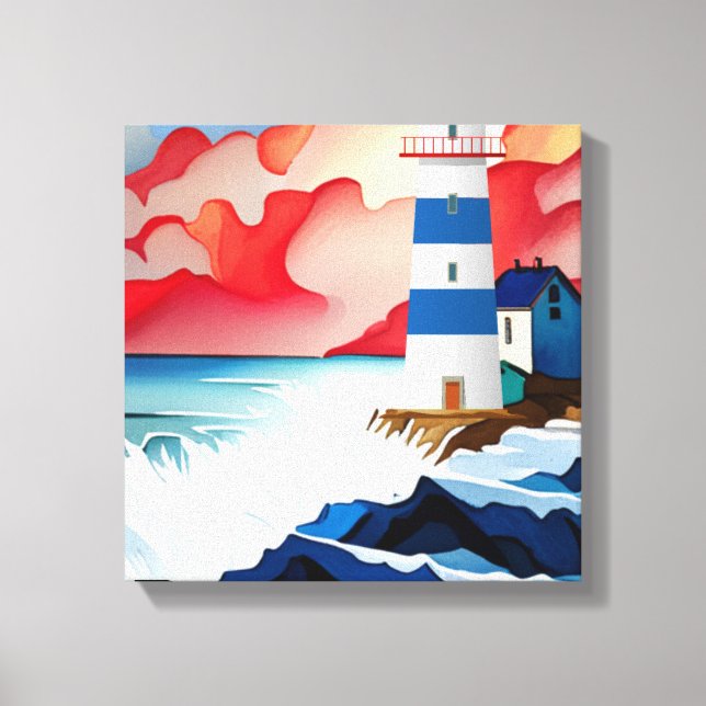Lighthouse Canvas Print (Front)