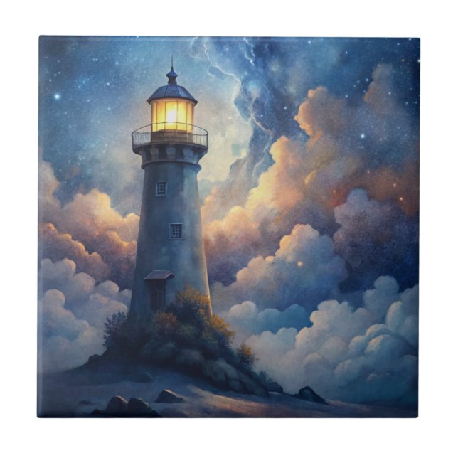 Lighthouse Ceramic Tile (Front)
