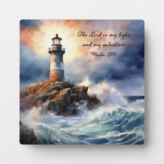 Lighthouse Christian Plaque (Front)