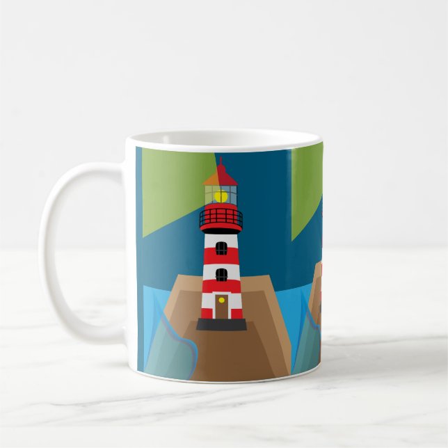 Lighthouse Coffee Mug (Left)