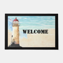 Lighthouse Custom Door Mat