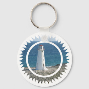 Lighthouse Design Keychain