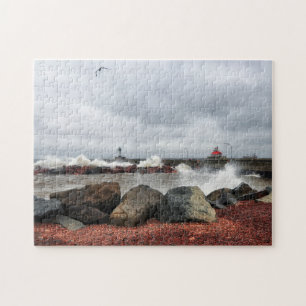 Lighthouse Duluth Minnesota Jigsaw Puzzle
