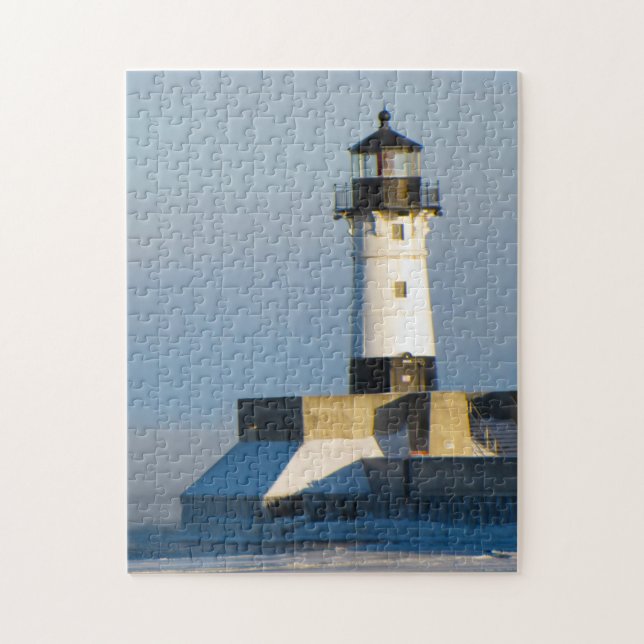 Lighthouse Duluth  Minnesota. Jigsaw Puzzle (Vertical)
