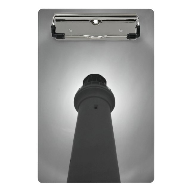 Lighthouse Effect - black and white Mini Clipboard (Front)