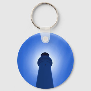 Lighthouse Effect - Blue Key Ring