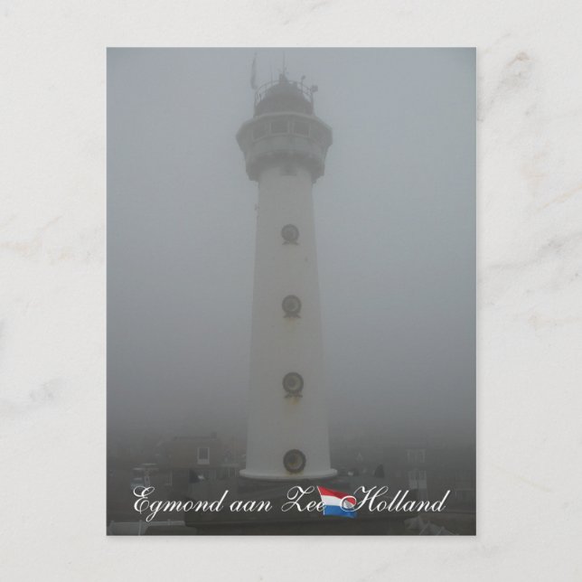 Lighthouse Egmond aan Zee Holland Postcard (Front)