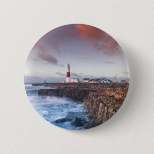 Lighthouse England 6 Cm Round Badge