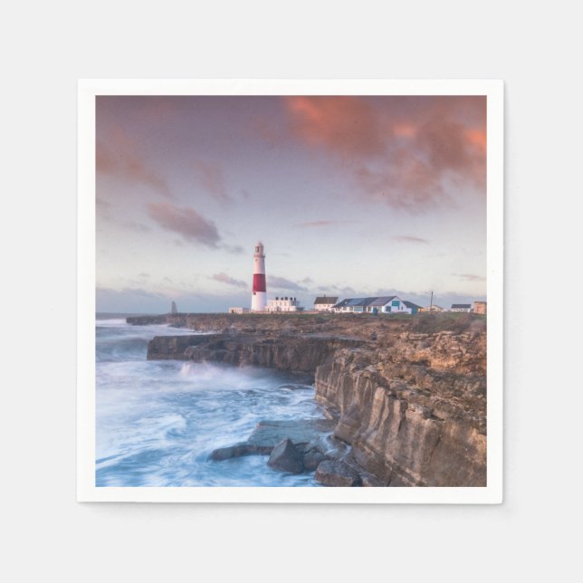 Lighthouse England Napkin (Front)