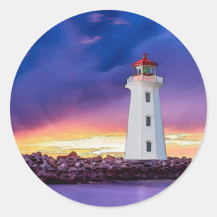 Lighthouse - Envelope Stickers