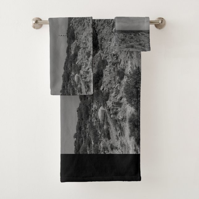 Lighthouse Faro de Abona, Tenerife Bath Towel Set (Insitu)