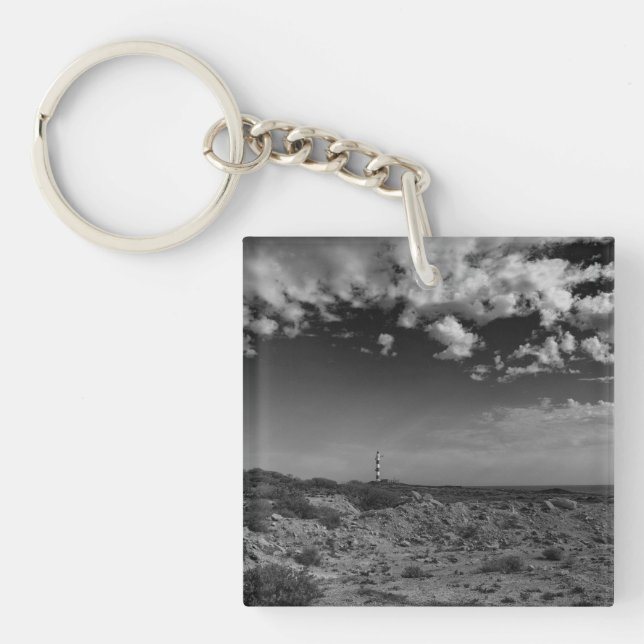 Lighthouse Faro de Abona, Tenerife Key Ring (Front)