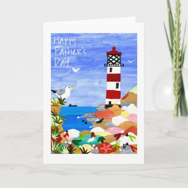 Lighthouse Father's Day Card (Front)