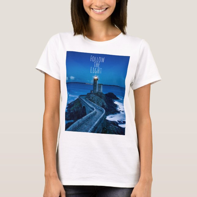 Lighthouse Follow the Light T-Shirt (Front)