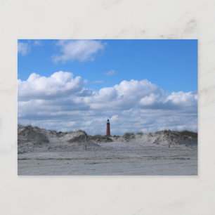 Lighthouse from the Beach Postcard