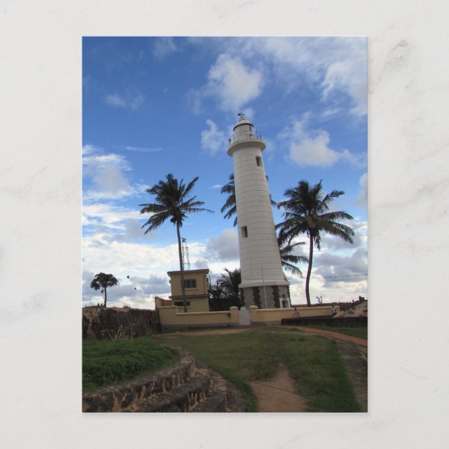 lighthouse galle fort postcard (Front)