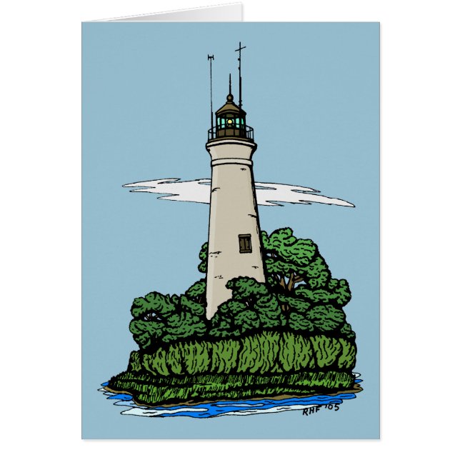 Lighthouse Greeting Card (Front)
