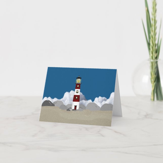 Lighthouse Greeting Card (Front)