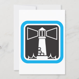 Lighthouse Icon Invitation