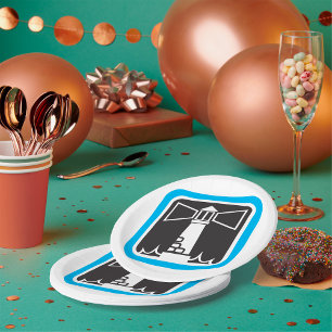 Lighthouse Icon Paper Plates