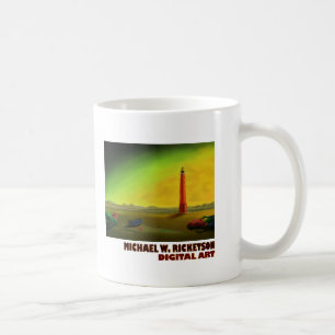 Lighthouse in a Barren Landscape mug