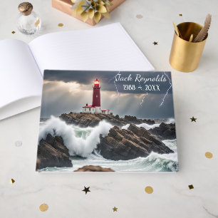 Lighthouse In a Storm Memorial Guest Book
