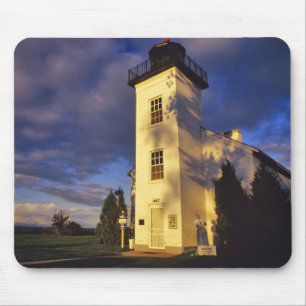 Lighthouse in Escanaba UP Michigan Mouse Pad