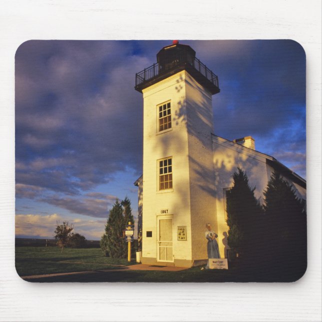 Lighthouse in Escanaba UP Michigan Mouse Pad (Front)