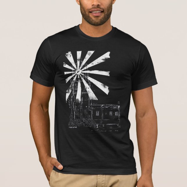 Lighthouse In Grey Twofer Shirt (Front)