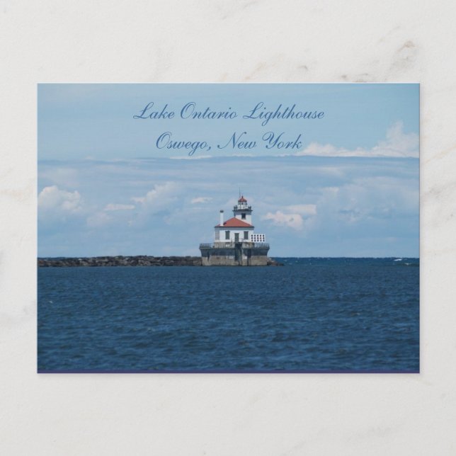 lighthouse in Lake Ontario, Lake Ontario Lighth... Postcard (Front)
