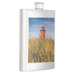 Lighthouse in Stykkisholmur, Iceland Hip Flask