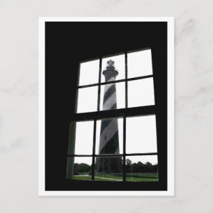 Lighthouse in the Window Postcard