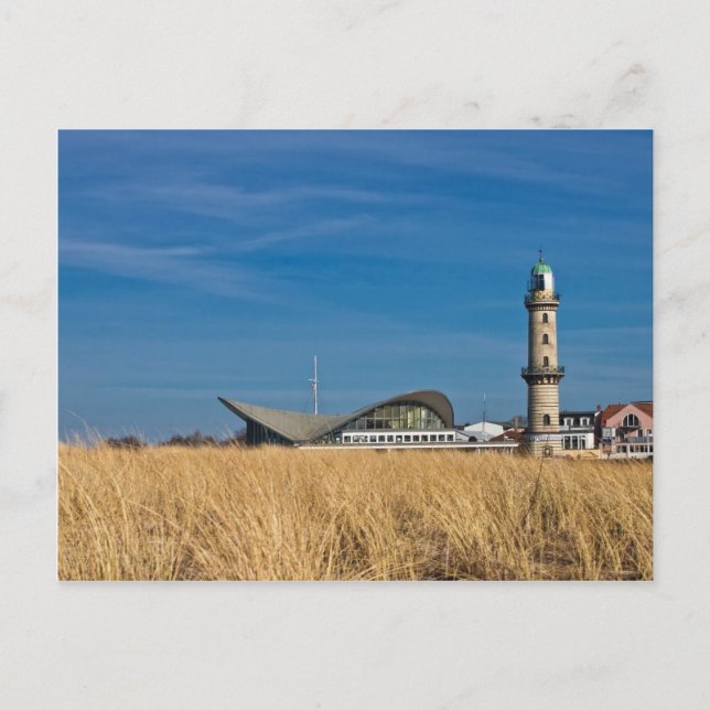 Lighthouse in Warnemuende (Germany) Postcard (Front)